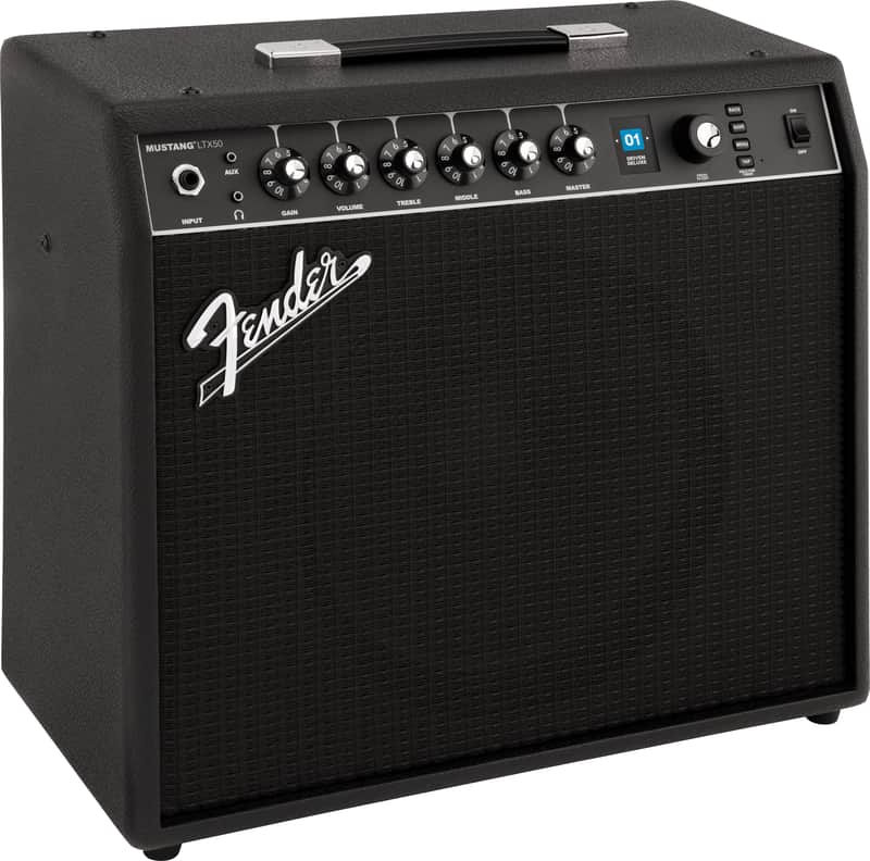 Fender Mustang LTX50 50-Watt 1x12" Digital Modeling Guitar Combo 2025 - Present - Black