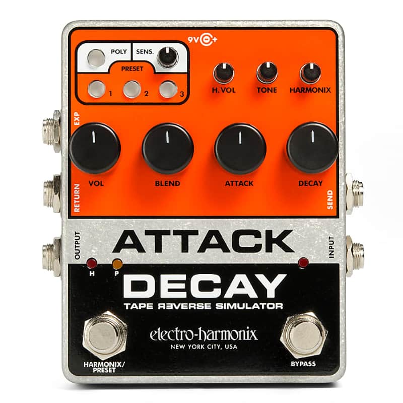 Electro-Harmonix Attack Decay Reverse Tape Simulator image 1