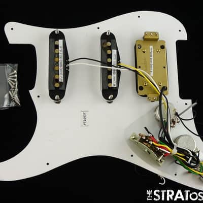 Fender Standard Strat *HSS LOADED PICKGUARD PICKUPS, Stratocaster, White image 2