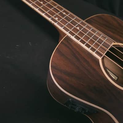 Store Demo Model New Lanikai FB-EBU Acoustic Electric Bass Ukulele w/Gig Bag image 14