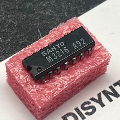 ORIGINAL Sanyo M3216 Frequency Divider IC (Batch Code: A92) for Roland SH-3/3A, SH-7, RS-101/202, Korg Maxikorg 800DV, and more image 2