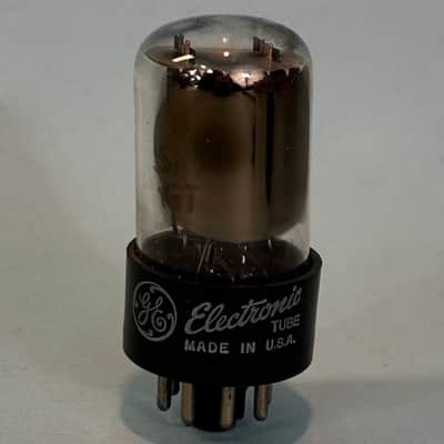 1952 General Electric 12SN7GT Vintage 1950s GE Gray Plate Rectifier Tube! T528 image 2