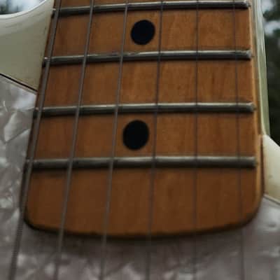 Fender Transitional Period (MIJ to MIM) Fujigen Stratocaster Olympic White 1990 MIM image 14