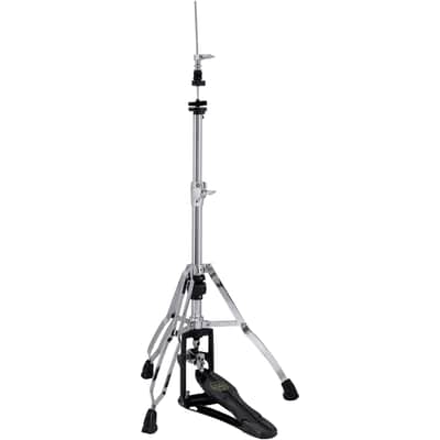 Mapex Armory H800 Double-Braced Hi-Hat Stand, Chrome, with Double Bass Pedal image 4