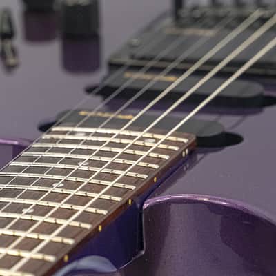 Fernandes FR-55 Revolver MIJ Electric Guitar Metallic Purple Floyd Rose 24 Fret image 9