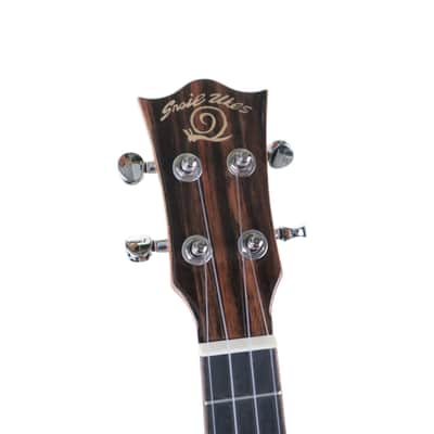 Snail SUC-M2 Solid Top Electro Concert Ukulele w/Case image 7