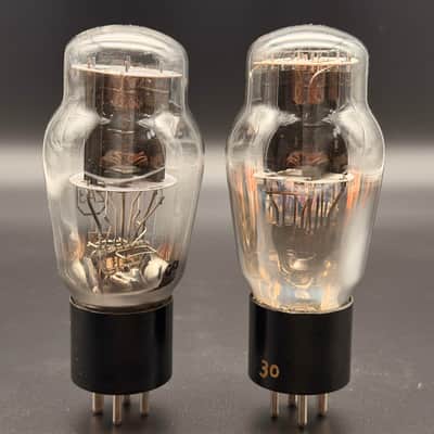 Sylvania 2A3 Vacuum Tubes – Tested 94.3% Matched Vintage USA Hi-Fi Pair image 4