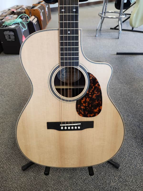 New 2025 Larrivee OMV-40R Acoustic Guitar - Natural Satin with Hardshell Case image 1