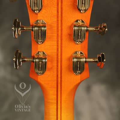 1988 Guild Artist Award in RARE Orange Sunburst w/ flame maple back + sides image 18