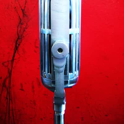 Vintage RARE 1950's American D9A / D9AT dual dynamic cardioid microphone chrome w Belden cable D8T D4T D6T image 10