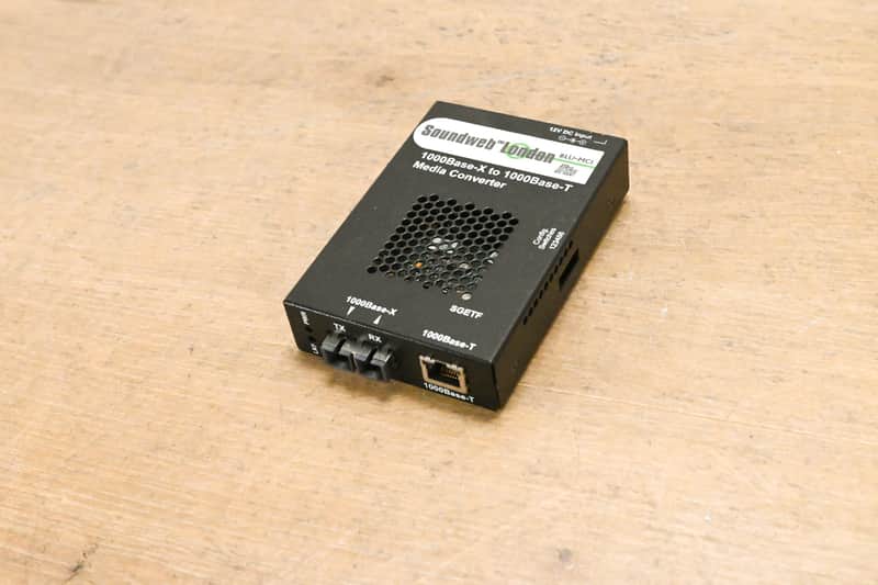BSS BSS Soundweb London BLU-MC1 1000Base-X to 1000Base-T Converter (NO PSU)