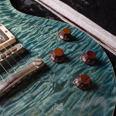 Patrick James Eggle Macon Single Cut - Island Blue Burst #30370 Second Hand image 6