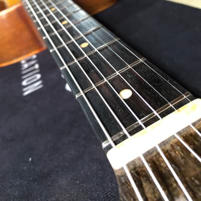 One of a kind French Jazz manouche left handed Siro Burgassi Grand model from 1945 Paris image 18
