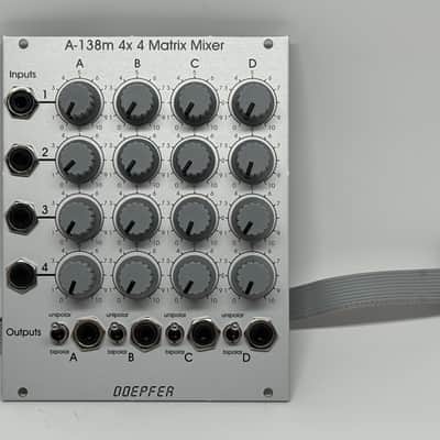 Doepfer A-138m 4x4 Matrix Mixer 2010s - Silver image 1