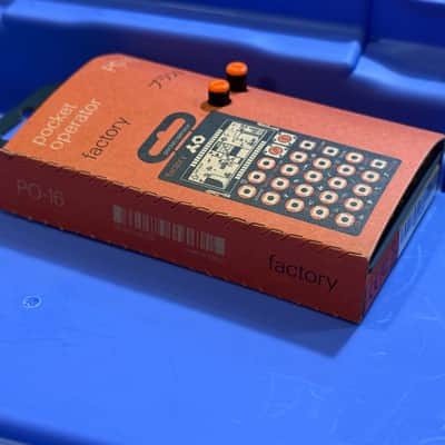 Teenage Engineering Pocket Operator Trio Bundle | PO-16 Factory + PO-24 Office + PO-12 Rhythm | Factory Sealed • 4 Sync Cables • Sealed AAA Batteries image 7