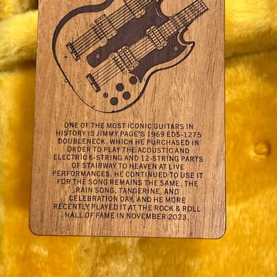 Gibson EDS-1275 Jimmy Page Played & Signed Doubleneck Custom Shop Aged Collectors Edition image 6