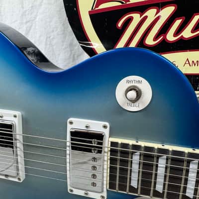 Gibson Limited Edition First Run LPRGBSCHP Les Paul Robot Guitar with COA + Case 2007 - Blue Burst image 3