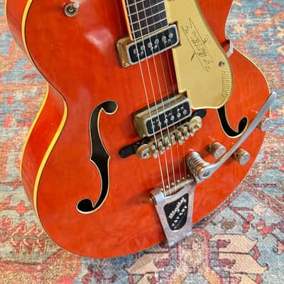 1957 Gretsch 6120 Chet Atkins Hollow Body - Orange image 3