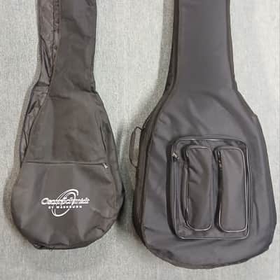 Oscar Schmidt OB100-N Acoustic/Electric Bass - Natural image 12
