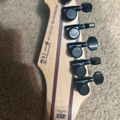 ESP LTD M-1007 MS Multi-Scale 2019 - See Thru Black Satin image 4