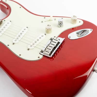 Fender American Deluxe Stratocaster 2008 Trans Red image 12