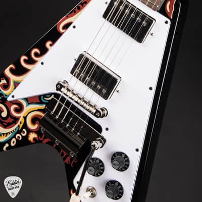 2024 - Epiphone Jimi Hendrix Love Drops Flying V Ebony 7.8 #24071521615 image 13