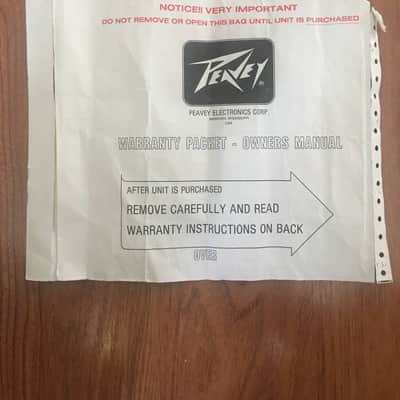 Peavey Patriot Bass in Natural with original case 1985 image 3