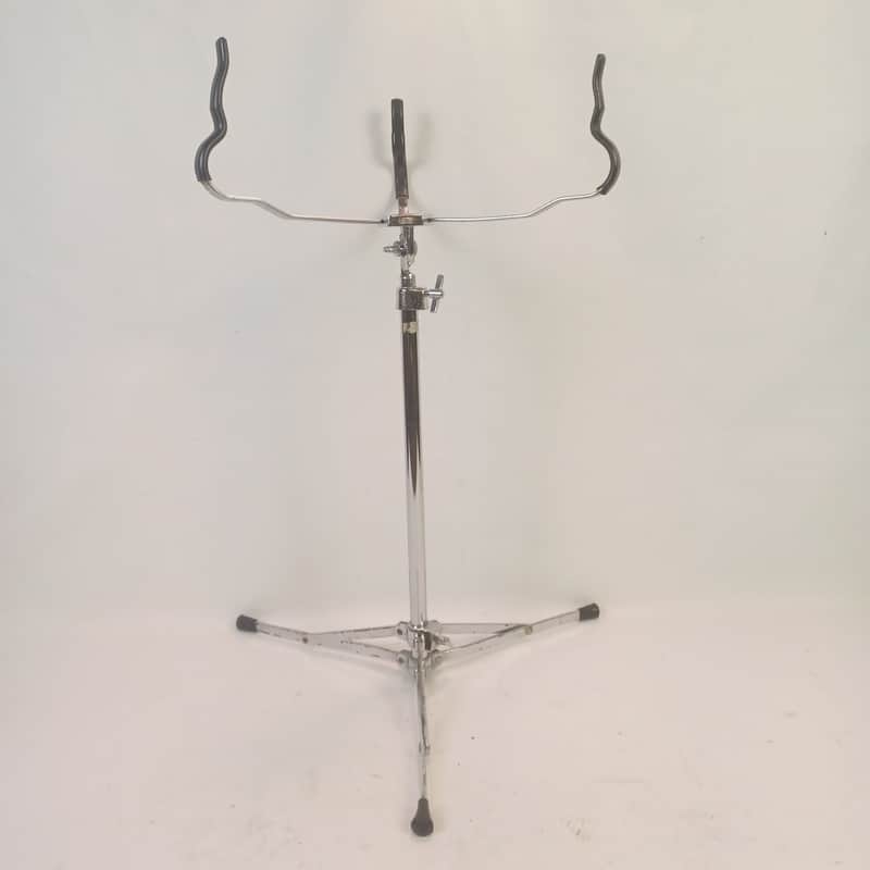 Ludwig WFL Atlas Flat Base#1363 Snare Drum Stand Chrome Vintage Flush Block Logo image 1