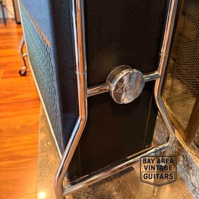 1965 Vox AC50/4 Mk III Head & 2x12 Cabinet w/ Original Speakers & Trolley image 5