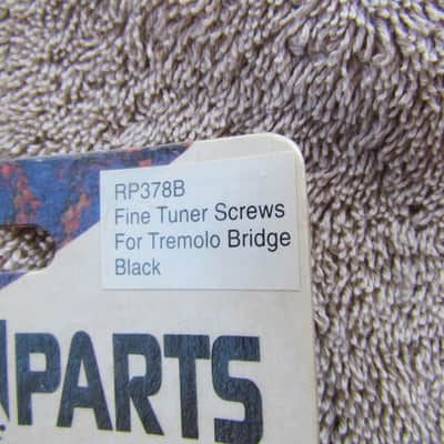 Retro Parts  Fine Tuner Screws For Floyd Rose Black NOS Unopened Package Of Retro Parts # RP378B image 2