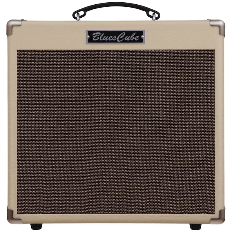 Roland Blues Cube Hot Guitar Combo Amplifier, Vintage Blonde image 1