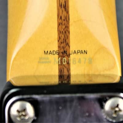 Fender Stratocaster ST'58 1992 - Blackburst Flame - RARE 'order made' Nitro japan import image 9