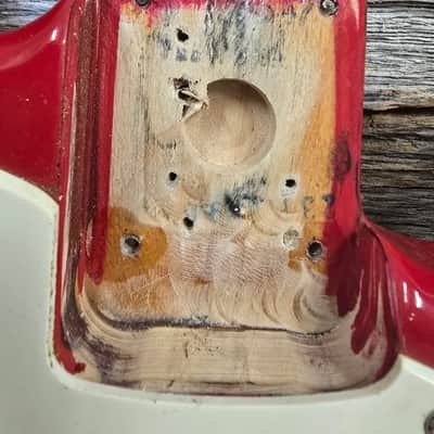 Fender Standard Stratocaster with Vintage Tremolo, Maple Fretboard 1991 - 1997 - Crimson Red Metallic image 19