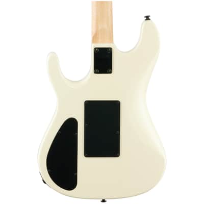 Kramer Nightswan Electric Guitar, Vintage White Aztec Marble Graphic image 5