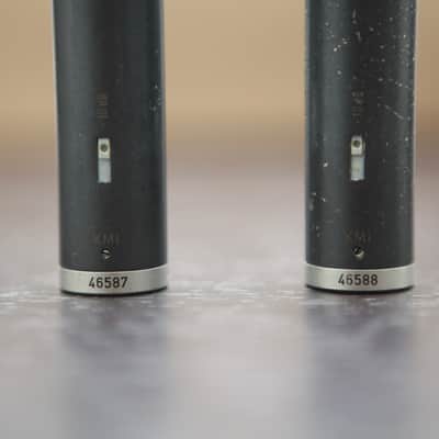 Neumann KM 84 Small Diaphragm Condenser Microphone Stereo Pair 1982 (Sequential SN) - Matte Black image 5