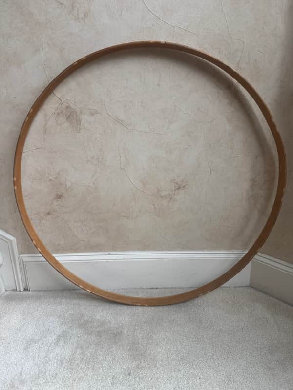 Ludwig One Vintage 36” Bass Drum Hoop - 1 3/4” lot #1 50s image 1