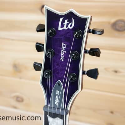 ESP LTD EC-1000 Left-Handed - See Thru Purple image 13