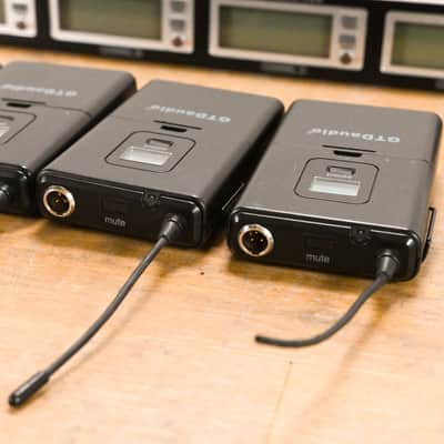 GTD Audio G-787 PLL Pro Wireless Mic Receiver w/ 4 Beltpacks (NO PSU) CG010YA image 9
