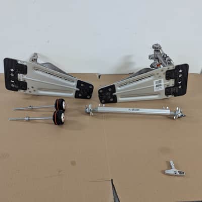 Pearl P3002D Eliminator Demon Direct-Drive Double Bass Drum Pedal 2010s - Silver / Grey image 14