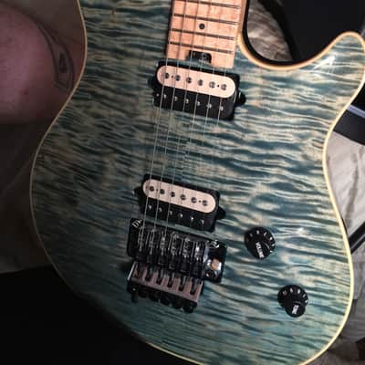 Peavey Wolfgang Custom Shop 2003 Blue quilt image 1