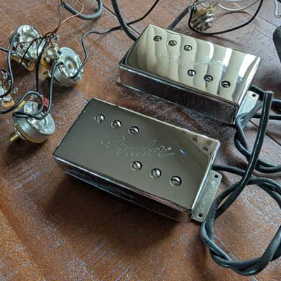 Fender Deluxe Telecaster Reissue Pickup Set With Control Harness Nickel EXCELLENT image 3