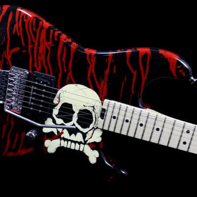 Charvel Pro Mod - Warren DeMartini Signature - Blood and Skulls image 1