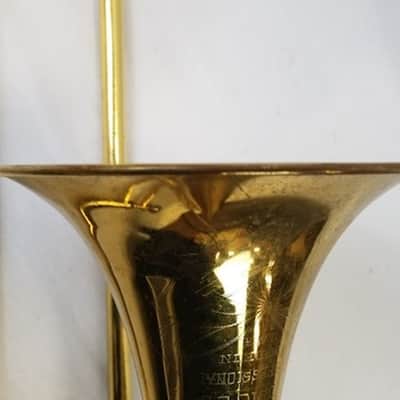 Indiana Music Co Professional trombone, USA, with case and mouthpiece, Very Good Condition image 9