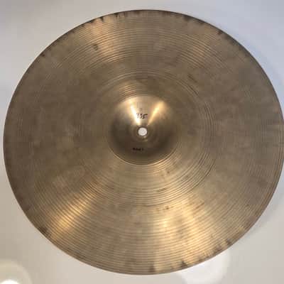 15" A. Zildjian Small Stamp Hi-Hat Cymbals 1957-1960 - 935/1210g image 3