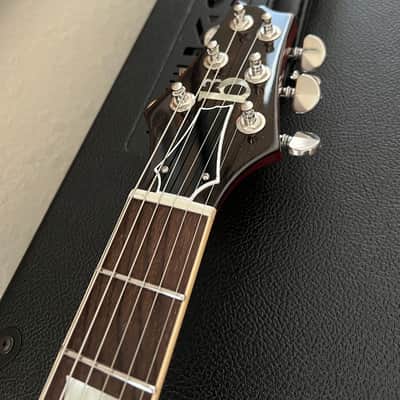 b3 SL Deluxe Gene Baker 2023 - Dark Burst Stainless 6105 Frets Figured Maple Top Lightweight image 5