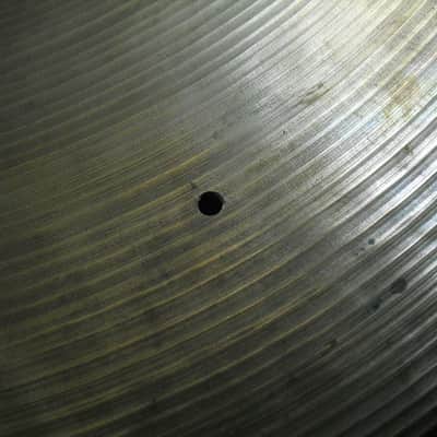 18" Vintage Trans Stamp Avedis Zildjian Cymbal 1635g sizzle holes image 7