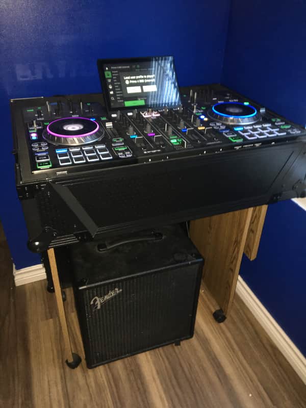 Denon Prime 4 Standalone DJ System + 2RU Road Case + Mid Atlantic Rack Power image 1