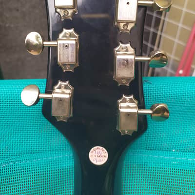 Eastwood Hi-Flyer P90 Black (similar Sidejack shape). Morsite & Univox Hi Flier type image 8