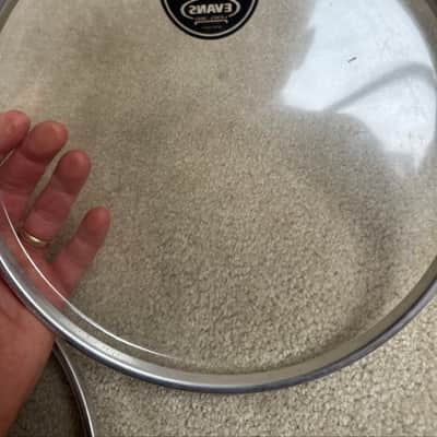 Tama One Each G1 and G2 Evans Clear 10”Tom Drum Head image 9