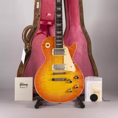 Gibson 1960 Les Paul Standard Reissue 2024 - Murphy Lab Heavy Aged Tangerine Burst image 15